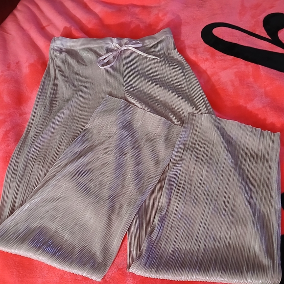 Victoria's Secret Pink Metallic Pajama Pants - Picture 2 of 12